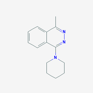 molecular formula C14H17N3 B12458202 1-Methyl-4-(piperidin-1-yl)phthalazine 