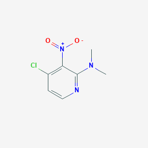 4-chloro-N,N-dimethyl-3-nitropyridin-2-amine