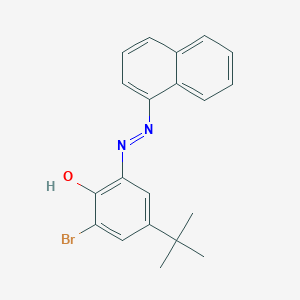 2-bromo-4-tert-butyl-6-[(E)-naphthalen-1-yldiazenyl]phenol