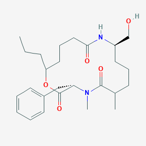 molecular formula C26H40N2O5 B1245825 海丽酰胺 
