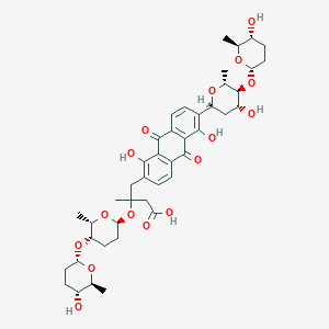 molecular formula C43H56O16 B1245826 Himalomycin B 