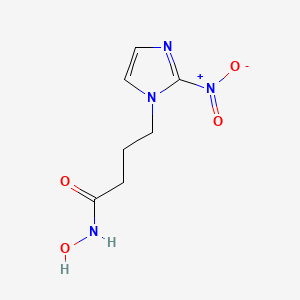 1H-Imidazole-1-butanamide, N-hydroxy-2-nitro-