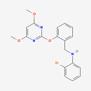 n-(2-Bromophenyl)-2-(4,6-dimethoxypyrimidin-2-yloxy)benzylamine
