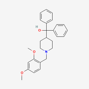 [1-(2,4-Dimethoxybenzyl)piperidin-4-yl](diphenyl)methanol