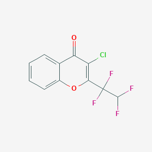 3-Chloro-2-(1,1,2,2-tetrafluoroethyl)chromone