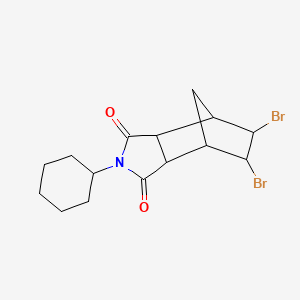 5,6-dibromo-2-cyclohexylhexahydro-1H-4,7-methanoisoindole-1,3(2H)-dione