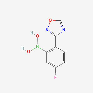 5-Fluoro-2-(1,2,4-oxadiazol-3-yl)phenylboronic acid