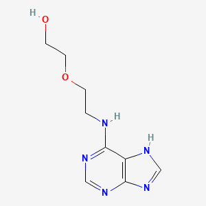 2-[2-(7H-purin-6-ylamino)ethoxy]ethanol