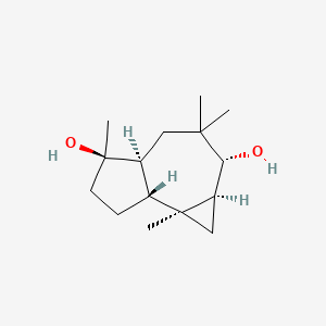 molecular formula C15H26O2 B1245844 Omphadiol 