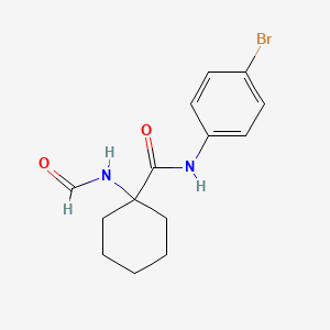 N-(4-bromophenyl)-1-(formylamino)cyclohexanecarboxamide