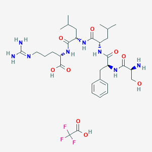 molecular formula C32H51F3N8O9 B12458483 Thrombin Receptor Activator for Peptide 