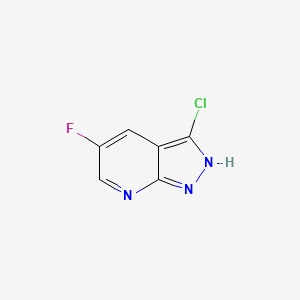 3-chloro-5-fluoro-1H-pyrazolo[3,4-b]pyridine