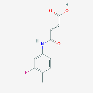 (2E)-3-[(3-Fluoro-4-methylphenyl)carbamoyl]prop-2-enoic acid