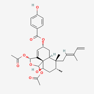 molecular formula C31H38O9 B1245856 Casearborin D 