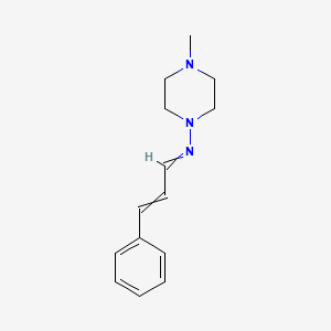 4-Methyl-N-(3-phenyl-2-propen-1-ylidene)-1-piperazinamine