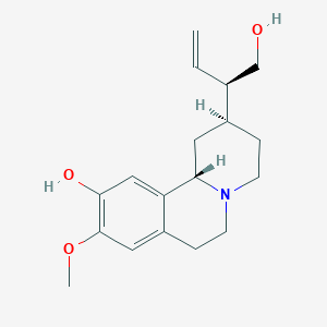 molecular formula C18H25NO3 B1245861 Alangine 