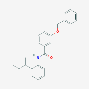 3-(benzyloxy)-N-[2-(butan-2-yl)phenyl]benzamide