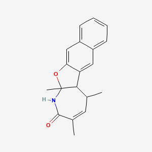 molecular formula C19H19NO2 B1245874 Drazepinone 