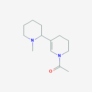 molecular formula C13H22N2O B1245878 N-methylammodendrine 