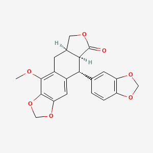 molecular formula C21H18O7 B1245879 Burseranin 