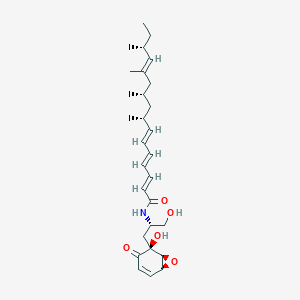 molecular formula C29H43NO5 B1245880 Scyphostatin 