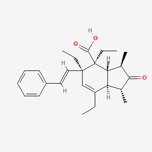 molecular formula C26H34O3 B1245882 Norspiculoic acid A 
