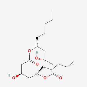 molecular formula C20H36O6 B1245890 Verbalactone 