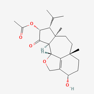 molecular formula C22H32O5 B1245893 Guanacastepene E 