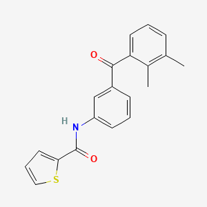 molecular formula C20H17NO2S B12458991 N-[3-(2,3-dimethylbenzoyl)phenyl]thiophene-2-carboxamide 