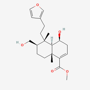 molecular formula C21H30O5 B1245903 Divinatorin B 