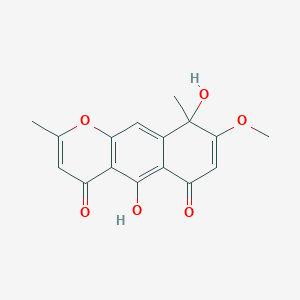 molecular formula C16H14O6 B1245905 Quinquangulone 