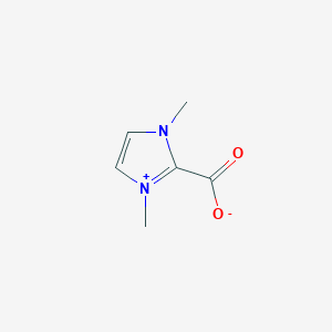 molecular formula C6H8N2O2 B1245923 1,3-Dimethylimidazolium-2-carboxylate CAS No. 536755-29-0
