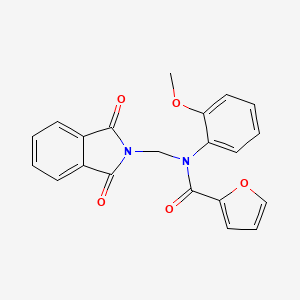 N-[(1,3-dioxoisoindol-2-yl)methyl]-N-(2-methoxyphenyl)furan-2-carboxamide