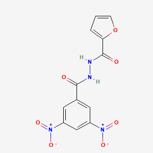 N'-[(3,5-dinitrophenyl)carbonyl]furan-2-carbohydrazide