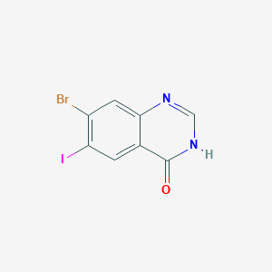 7-Bromo-6-iodo-quinazolin-4-ol