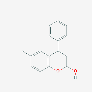 molecular formula C16H16O2 B124595 6-Methyl-4-phenyl-2-chromanol CAS No. 209747-04-6