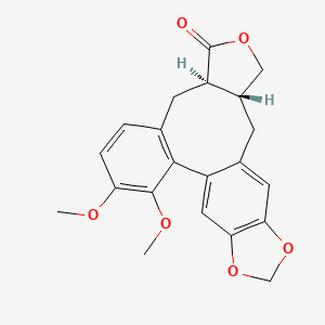 molecular formula C21H20O6 B1245954 Demethoxystegane 
