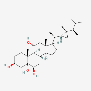 molecular formula C30H52O4 B1245966 肉瘤酯醇 A 