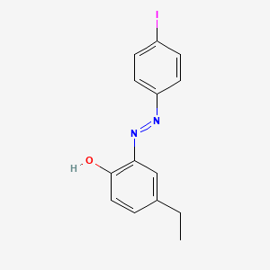 4-ethyl-2-[(E)-(4-iodophenyl)diazenyl]phenol