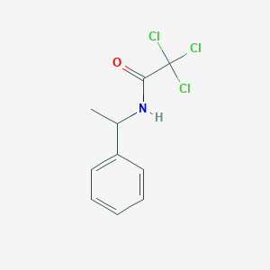 2,2,2-trichloro-N-(1-phenylethyl)acetamide