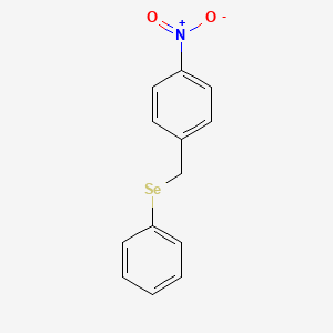 molecular formula C13H11NO2Se B1245980 Phenyl-(4-nitrobenzyl) selenide 