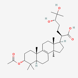 molecular formula C32H52O6 B1245985 Fomitopinic acid B 
