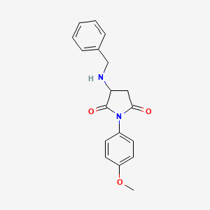 3-(Benzylamino)-1-(4-methoxyphenyl)pyrrolidine-2,5-dione