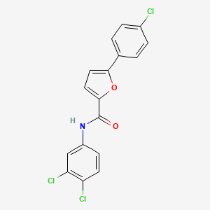 5-(4-chlorophenyl)-N-(3,4-dichlorophenyl)furan-2-carboxamide