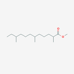 molecular formula C16H32O2 B1245991 Formyl 2,6,10-trimethyl-dodecanoate 