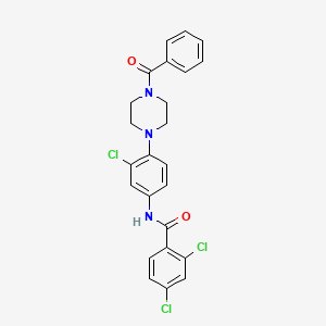 N-[4-(4-benzoylpiperazin-1-yl)-3-chlorophenyl]-2,4-dichlorobenzamide