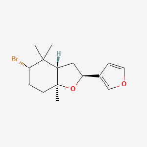 molecular formula C15H21BrO2 B1245992 Luzofuran 