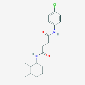 N-(4-chlorophenyl)-N'-(2,3-dimethylcyclohexyl)butanediamide