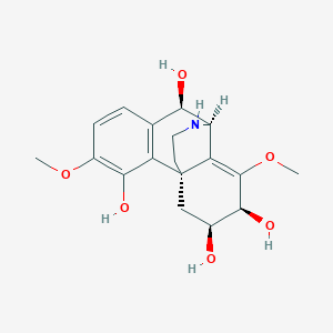 molecular formula C18H23NO6 B1245998 Tazopsine 