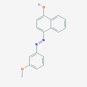 4-[(E)-(3-methoxyphenyl)diazenyl]naphthalen-1-ol